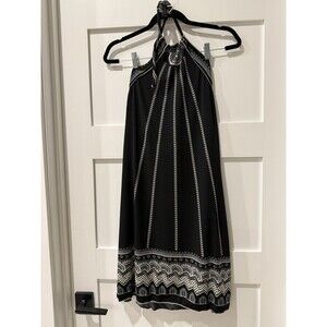 MSSP Max Studio Speciality Products NWT Women's Size large  Halter Dress Black